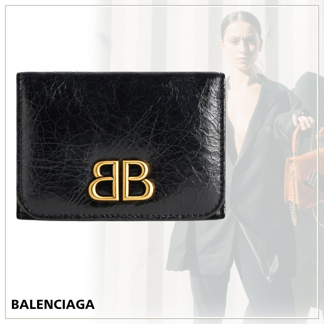 BALENCIAGA バレンシアガ モナコ ミニ ウォレット 大人のリッチ感【BALENCIAGA】モナコ ミニウォレット