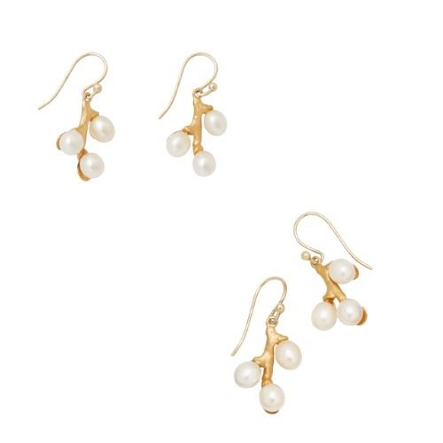 ピアス パール ゴールド in2design