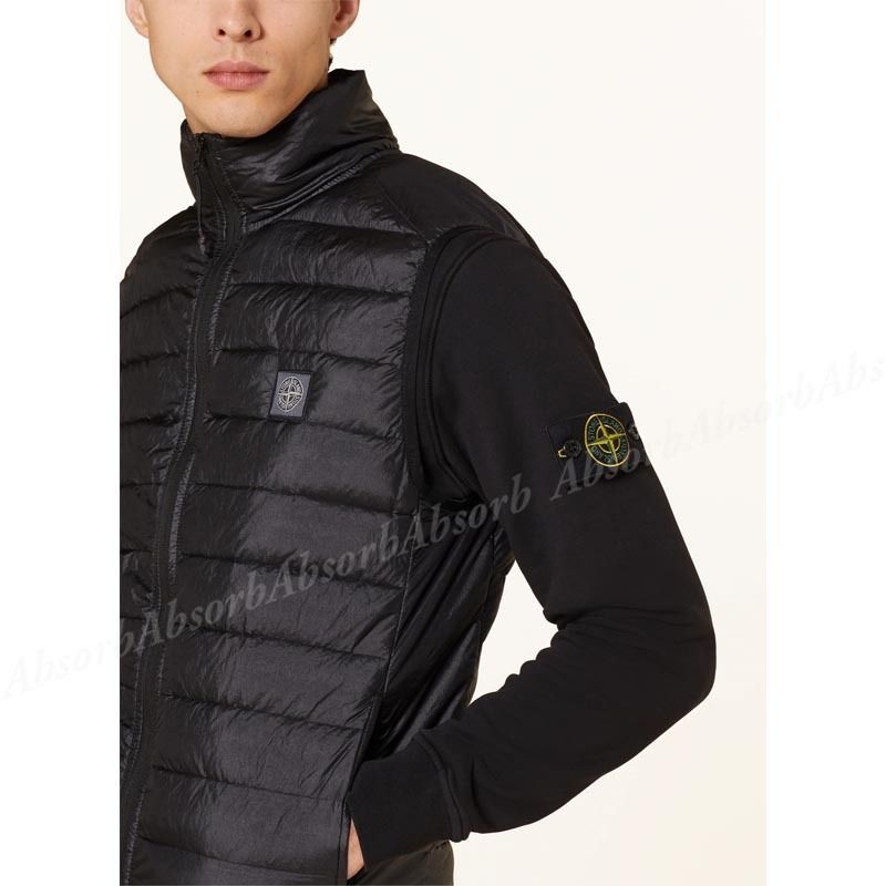 23AW NEW】STONE ISLAND_man / スタンドカラー ベスト (STONE