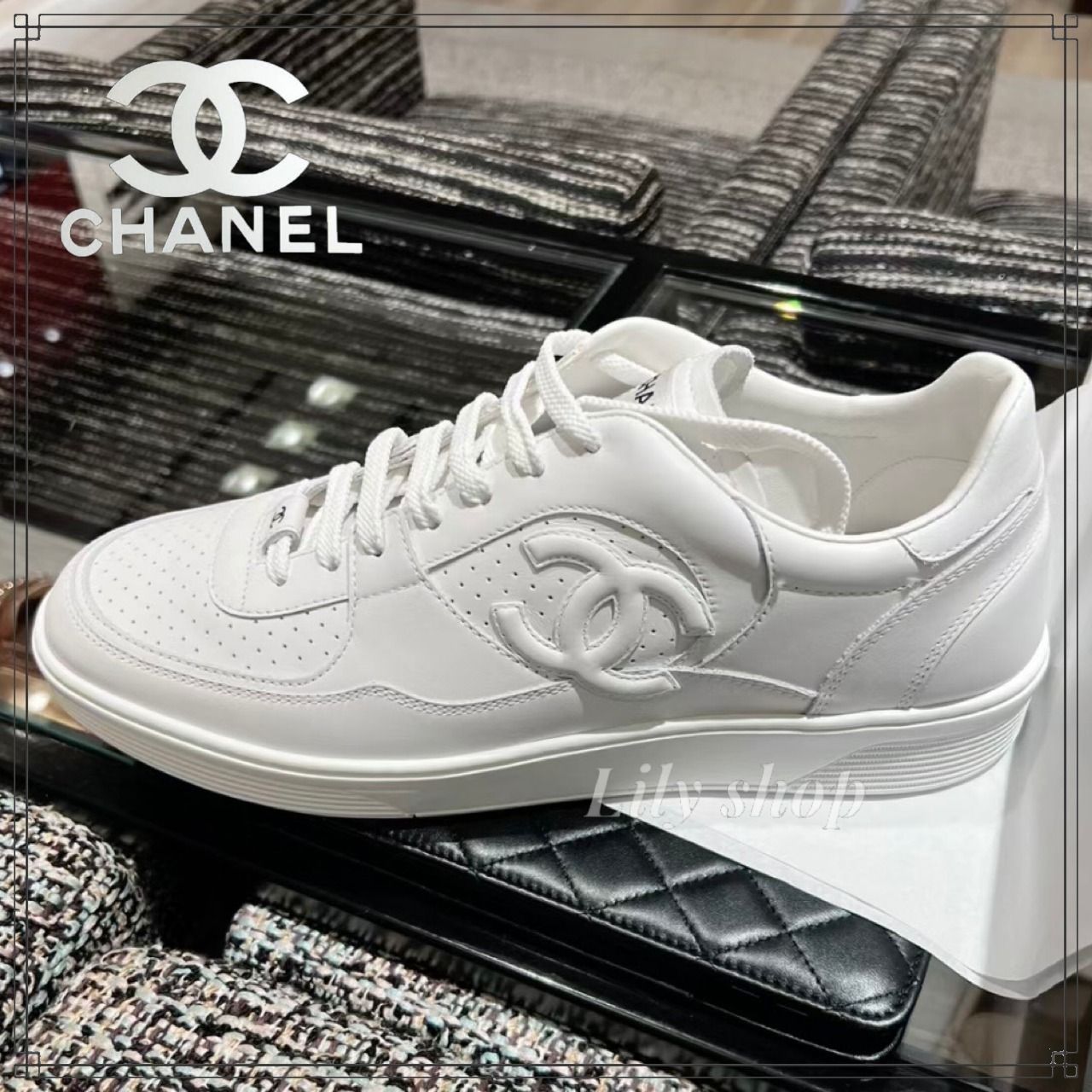 楽天市場】シャネル CHANEL スニーカー スニーカー 靴