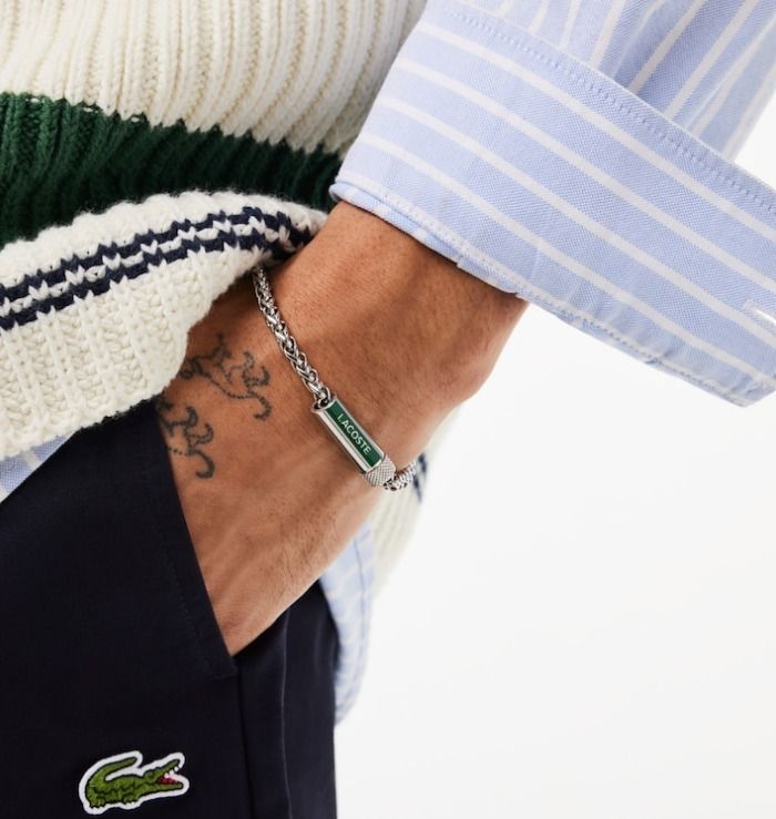 LACOSTE チェーン ブレスレット DISTRICT Amazon.com: Lacoste District Chain Bracelet for Men