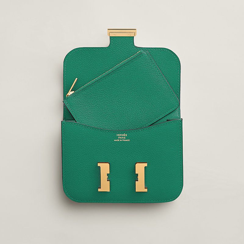 ”コンパクトで可愛い♪”【HERMES】コンスタンス スリム 3WAY 使いやすさと色が◎】HERMES Constance Slim wallet (HERMES