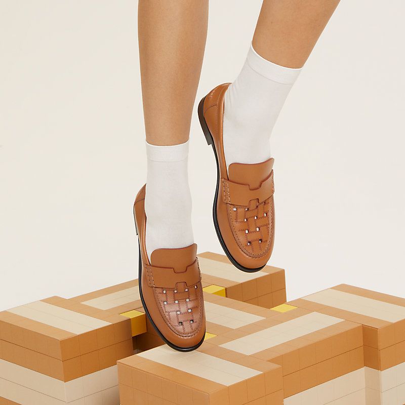 【シンプルな形と履きやすさが◎】HERMES ケネディローファー シンプルな形と履きやすさが◎】HERMES ケネディローファー