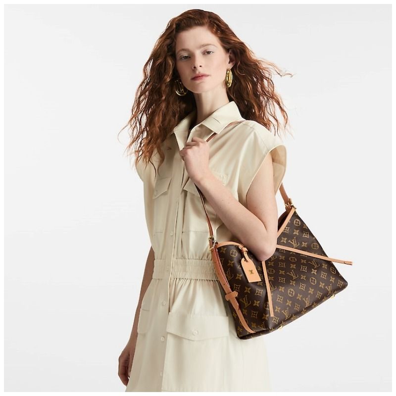 人気 ルイヴィトン CarryAll PM バッグ モノグラム ロゴ キャリーオール ジップ NM PM バイカラー モノグラム・アン