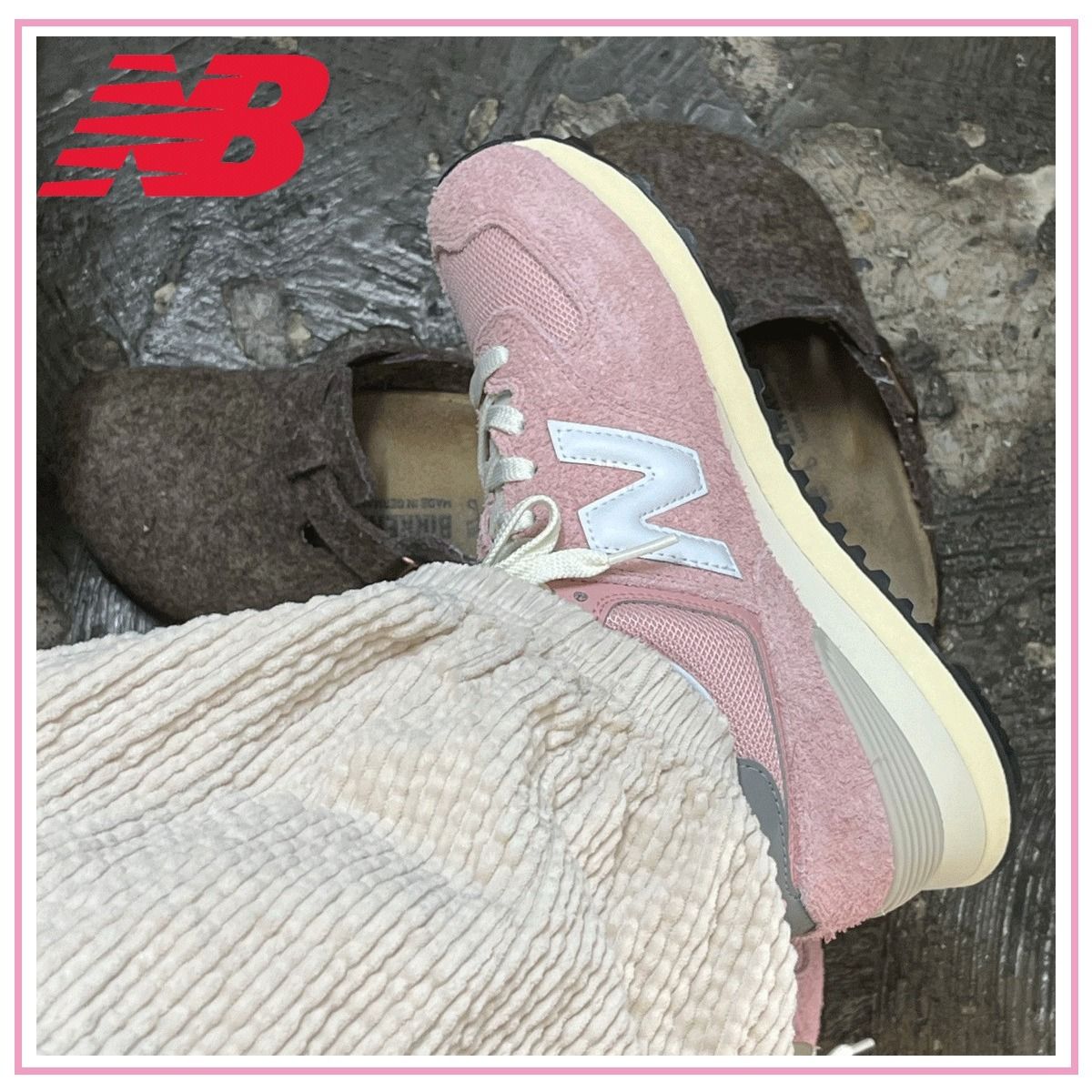 大人気!!!!! ☆New Balance ☆ 574 Heritage Mellow Pink (New
