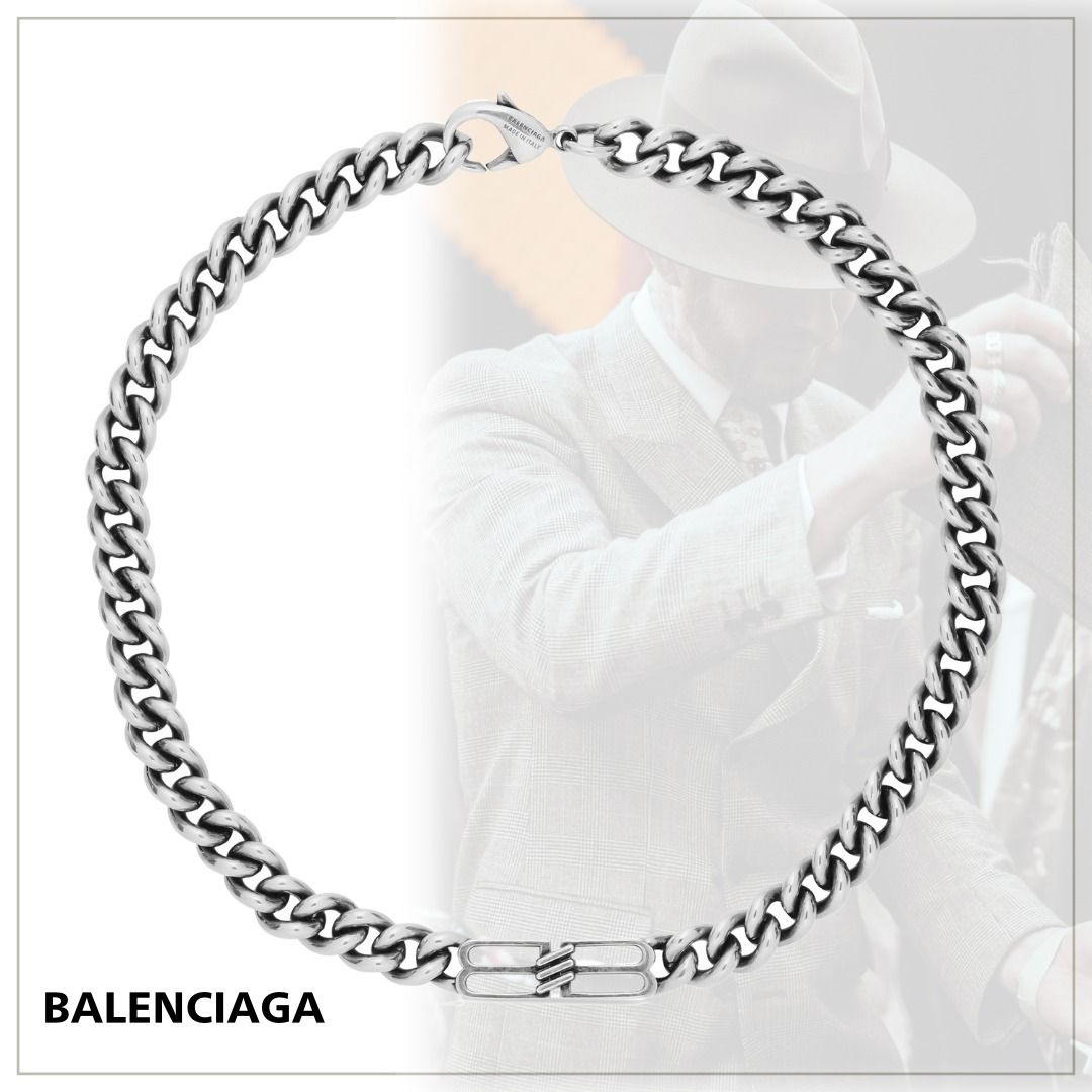一点豪華主義【BALENCIAGA】BB アイコン グルネット ネックレス