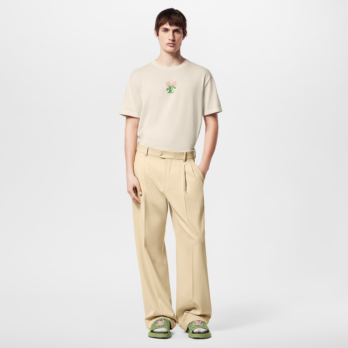 大人気！】LOUIS VUITTON コットンニットクルーネック (Louis