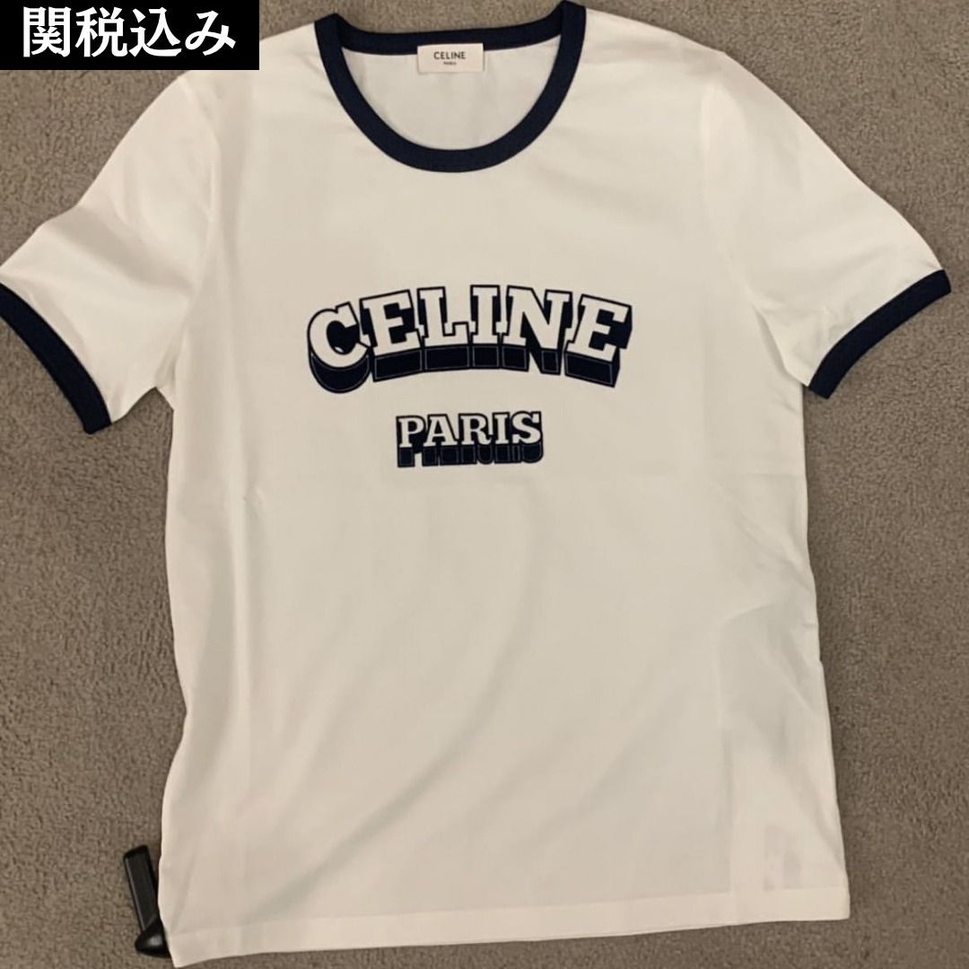 楽天市場】セリーヌ CELINE 24年 コットン CELINE PARISロゴ