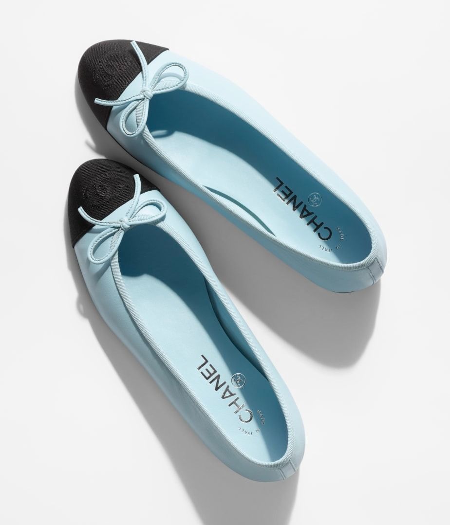 ブルー好きにはたまらない☆CHANEL☆バレーシューズ☆期間限定色
