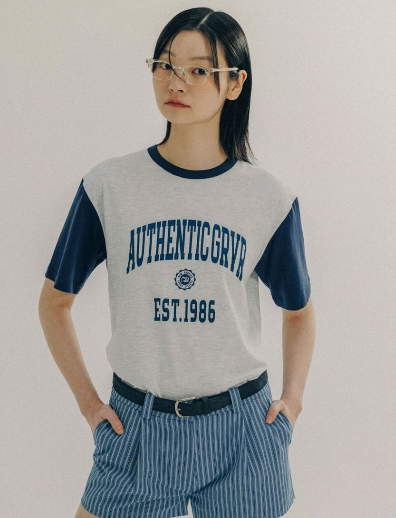 ☆韓国の人気☆【GROVE】☆GROVRARY T-SHIRT.S☆Tシャツ☆ ☆韓国の人気☆【GROVE】☆AUTHENTIC HS T-SHIR.T☆関税込