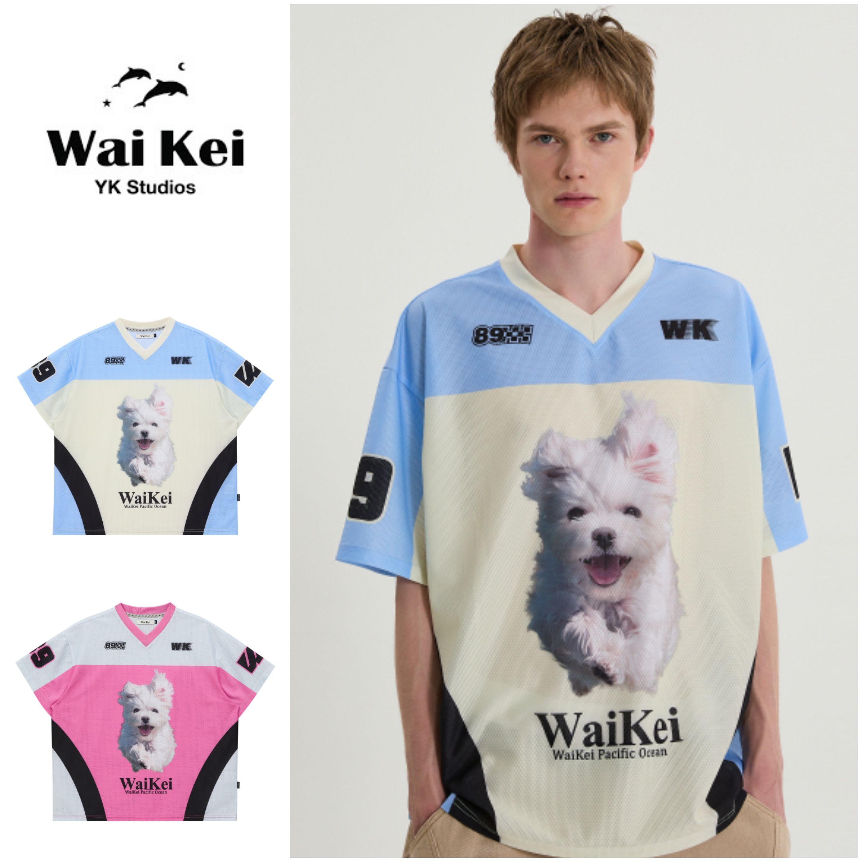 Wai Kei Maltese GOOREUM mesh jersey half sleeve T-shirt (Wai
