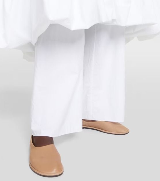 素敵 ★ THE ROW ザロウ Canal leather flats フラットシューズ 素敵 ☆ THE ROW ザロウ Canal leather flats フラットシューズ