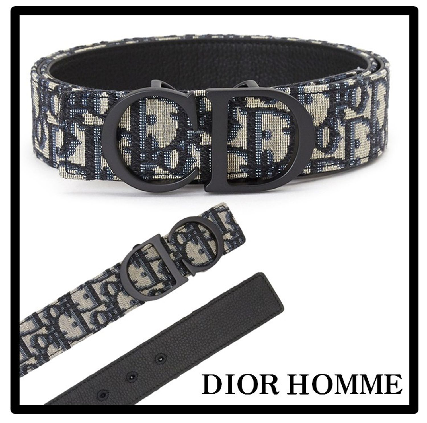 ☆送料・関税込☆DIOR HOMME☆ディオール メンズ ロゴベルト (DIOR 