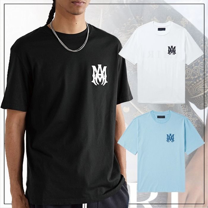 国内発 AMIRI ロゴアイボリーコットンクルーネック半袖Tシャツ 楽天市場】amiri（Tシャツ・カットソー｜トップス）：メンズ