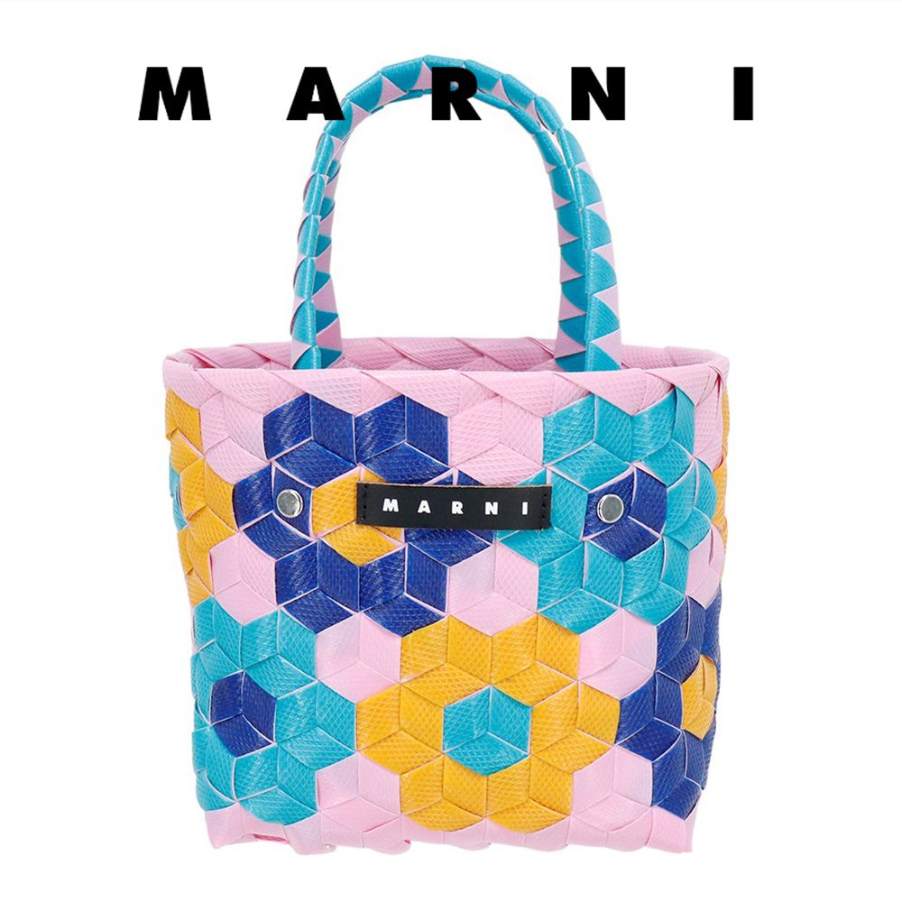 マルニ かごバッグ トートバッグ バスケット キッズ 大人もOK