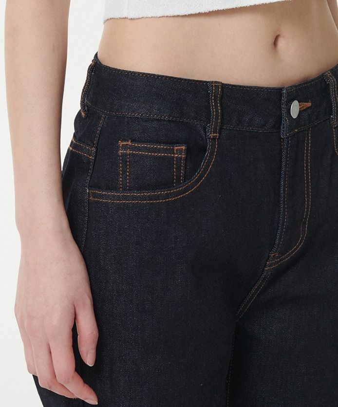 MUSINSA STANDARD LADY'S_リニアストレートデニムパンツ_4色 MUSINSA STANDARD LADY'S_リニアストレートデニムパンツ_4色