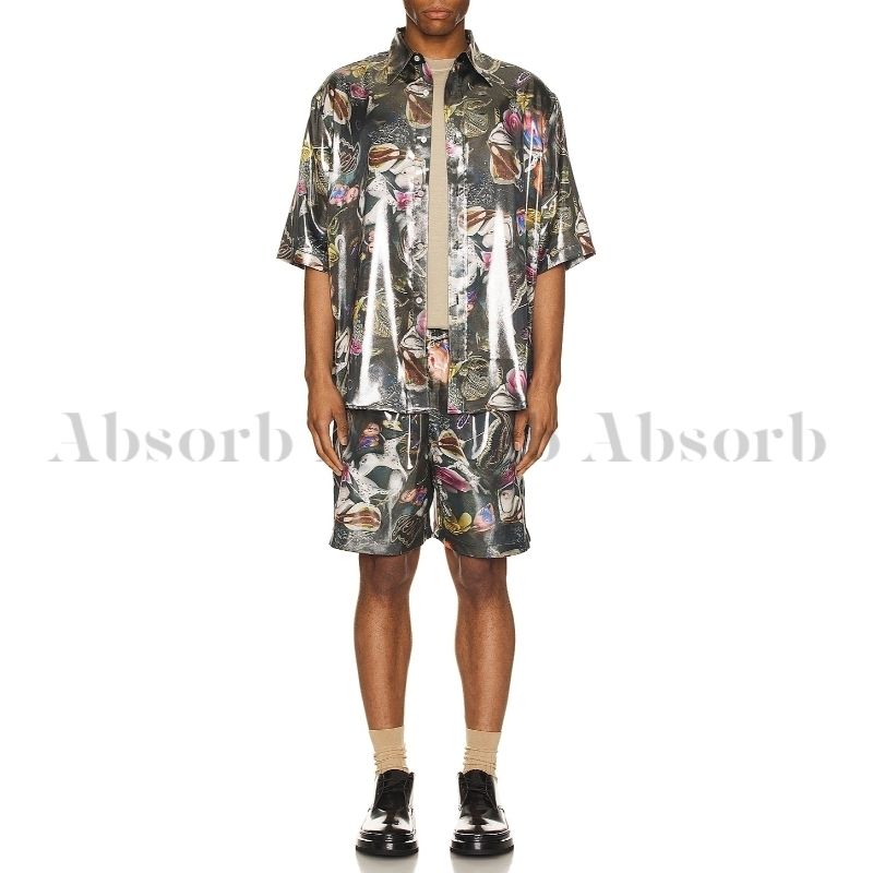 24SS NEW】Acne Studios_men / プリント コラボショートパンツ