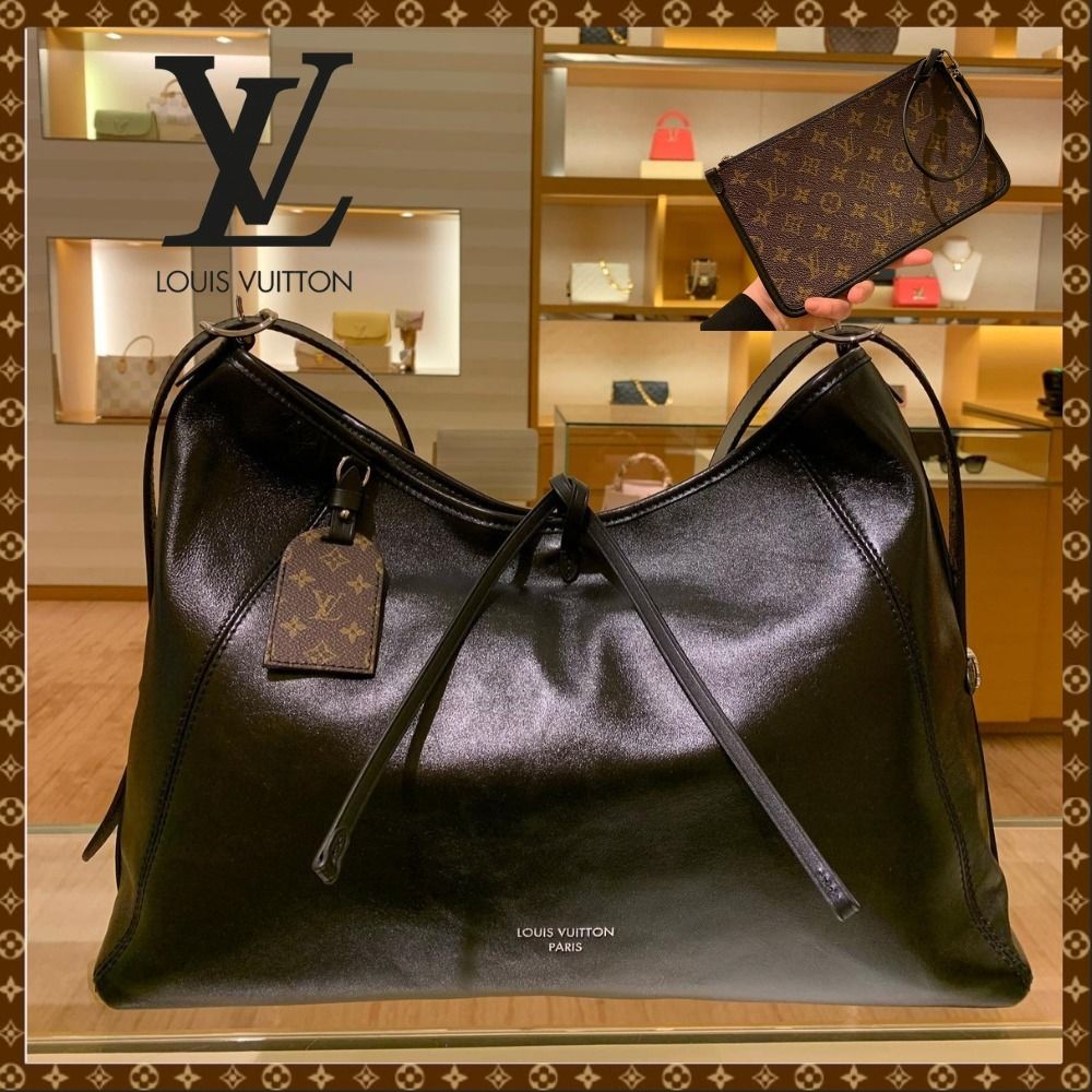 お歳暮・冬ギフト特集 2025 人気ランキング LOUIS VUITTON レザー 本革 キャリーオール ユタ ルイ・ヴィトン バッグ