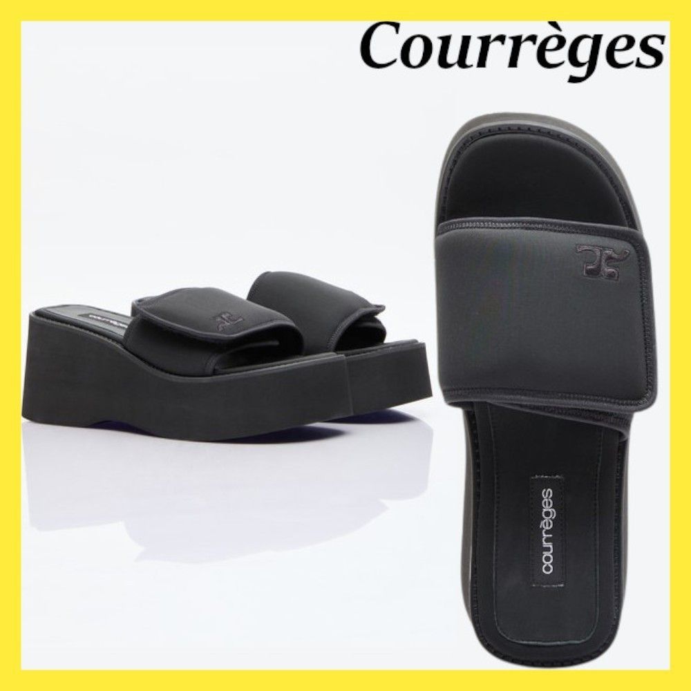 Courreges☆関税込☆スキューバ プラットフォーム スライド