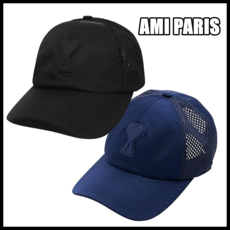 定期入れの amiparis 黒帽子 アミパリスキャップ 帽子