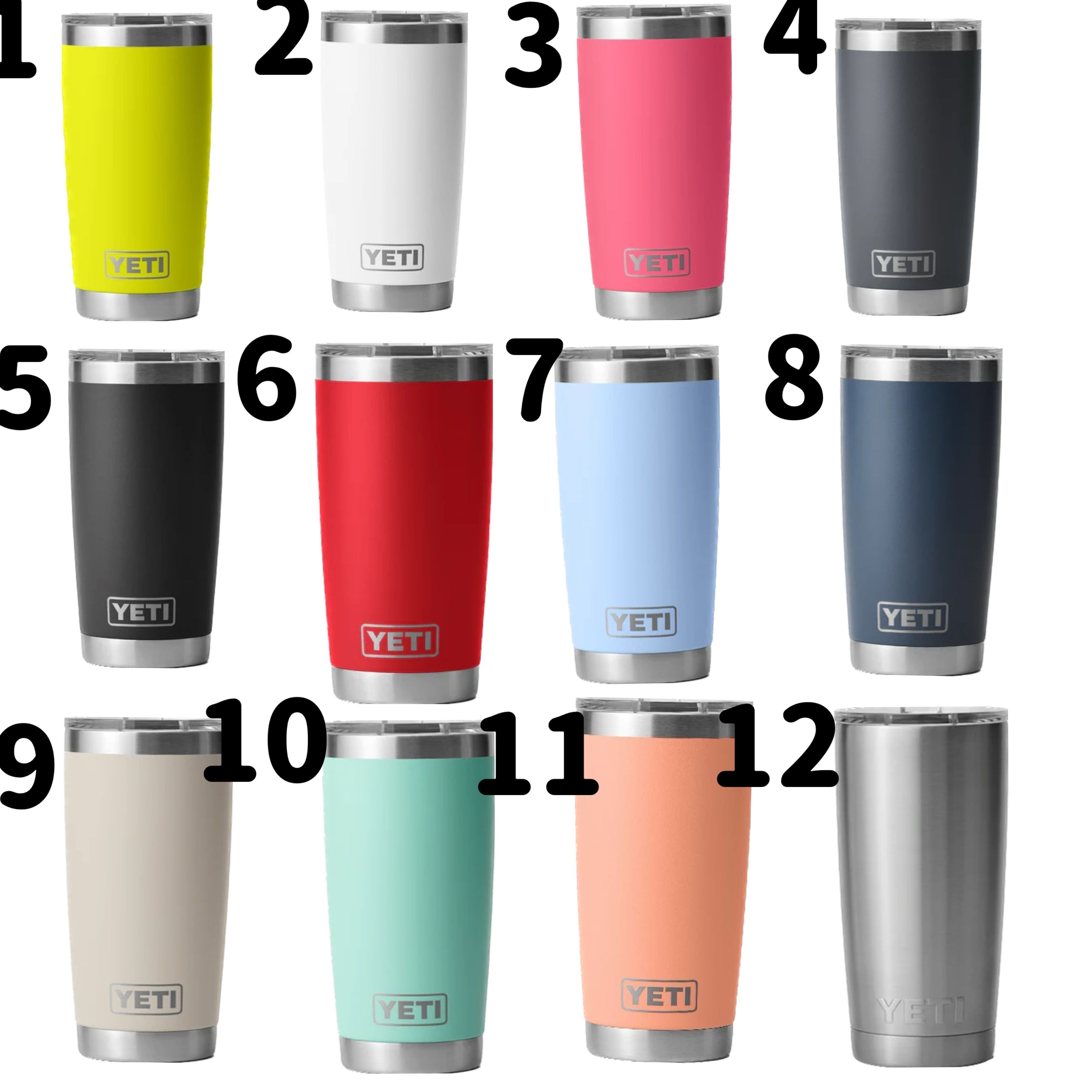 話題の行列 ☆YETI☆ランブラー 20oz 591ml 水筒 保冷保温 蓋付きタンブラー バーベキュー・調理用品