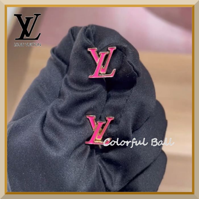 ギフトに最適♪LOUIS VUITTON☆ピアス LV アイコニック エナメル LOUIS VUITTON】ピアス LV アイコニック☆人気☆ギフト (Louis