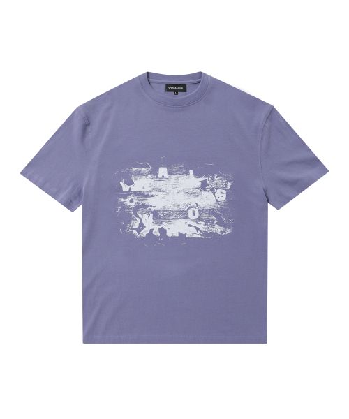 [WOOALONG]★24SS★韓国人気★Graphic half sleeve T-Shirts WOOALONG]UNISEX☆Graphic half sleeve T-Shirts (WOOALONG/T