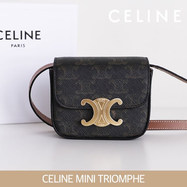 【CELINE】セリーヌ トリオンフキャンバス ミニ トートバッグ CELINE】セリーヌ トリオンフ キャンバス ミニ バッグ (CELINE