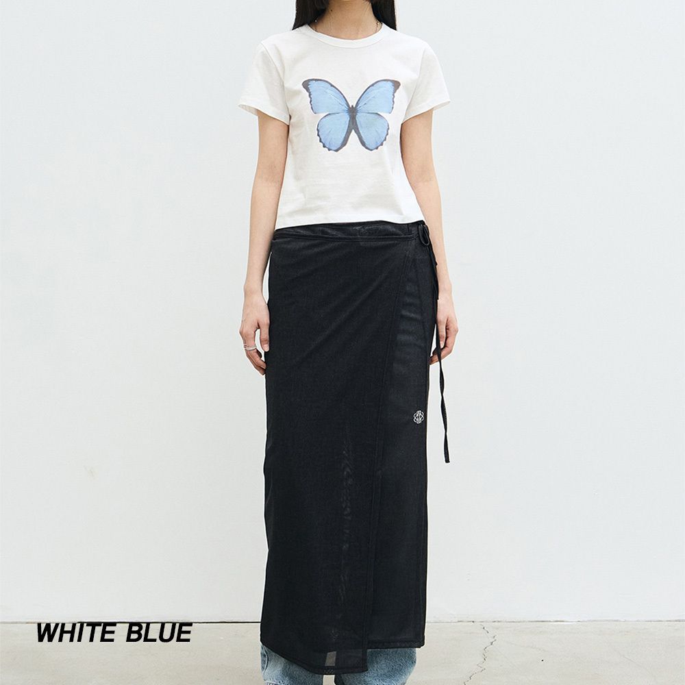 NICK&NICOLE☆BUTTERFLY SOFT COLORING CROP TOP☆送料・関税込