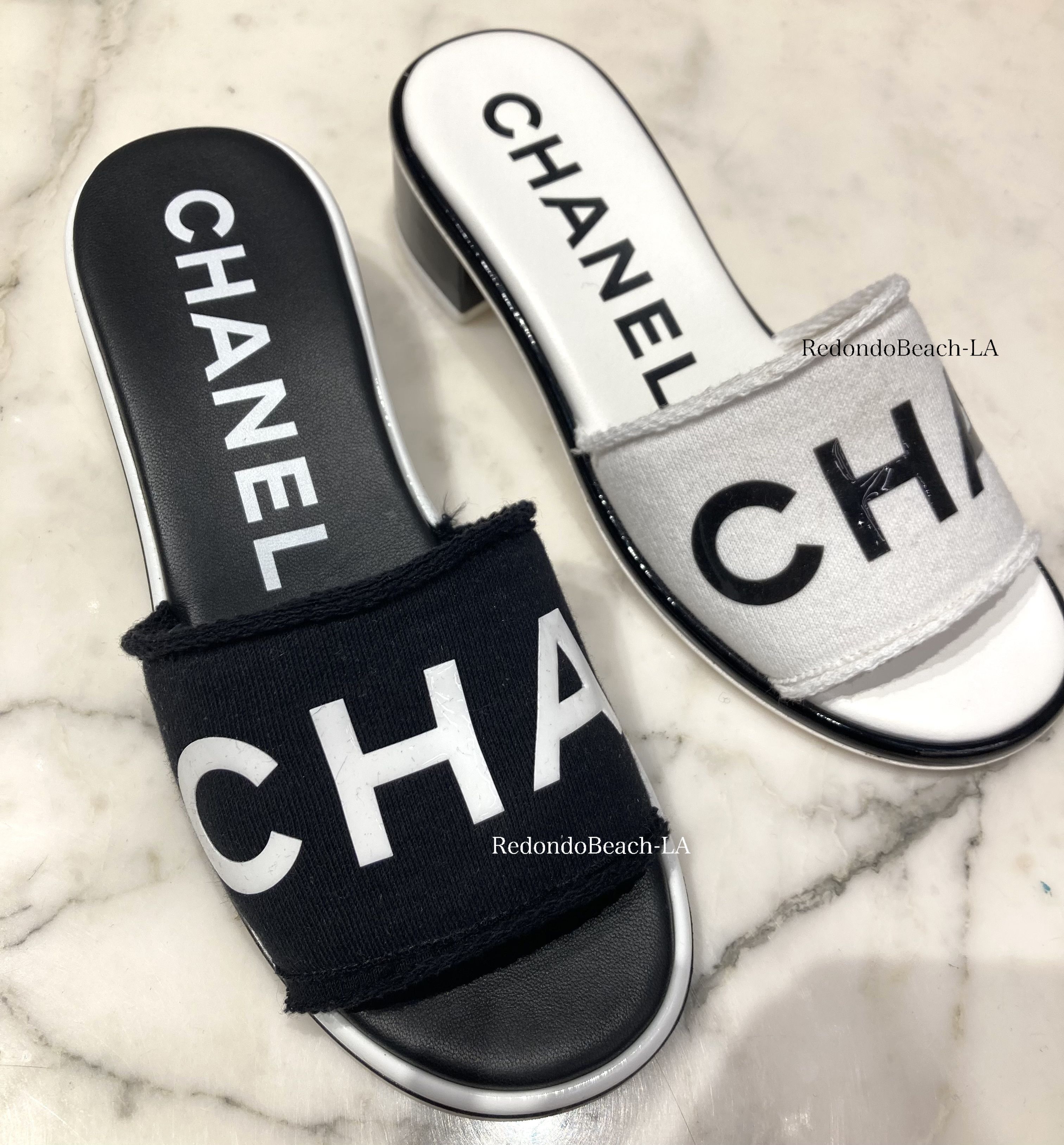 抜け感コーデもお洒落に】CHANEL☆サンダル☆ローヒール (CHANEL