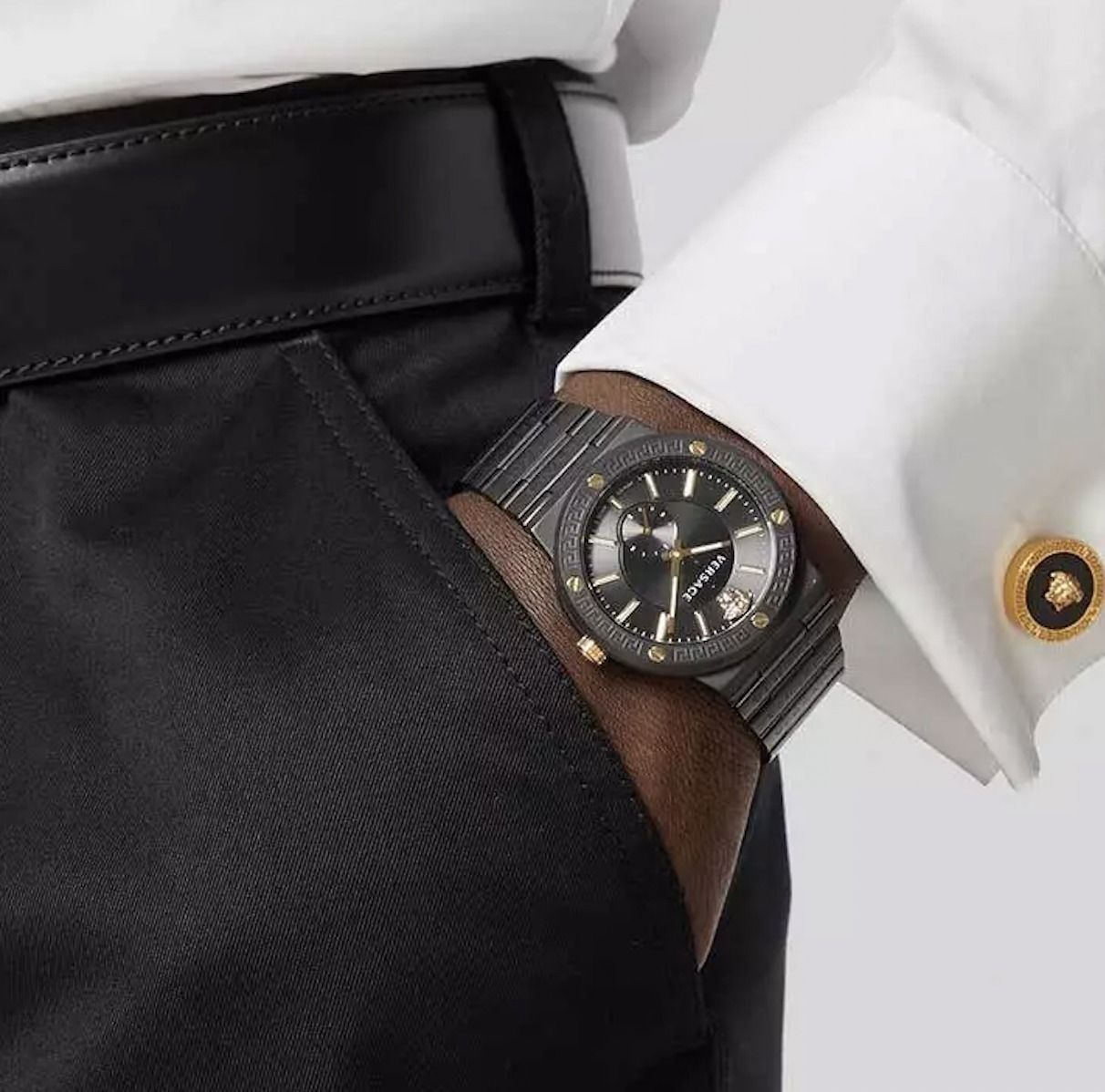 【VERSACE】グレカロゴ 41mm 5ATM 腕時計 男女兼用】 VERSACE ヴェルサーチ グレカウォッチ 腕時計 41mm