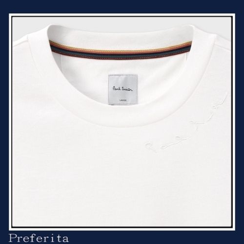 【Paul Smith】カットソー ヘンリーネック PS刺繍 コットン Paul Smith】カットソー ヘンリーネック PS刺繍 コットン (Paul