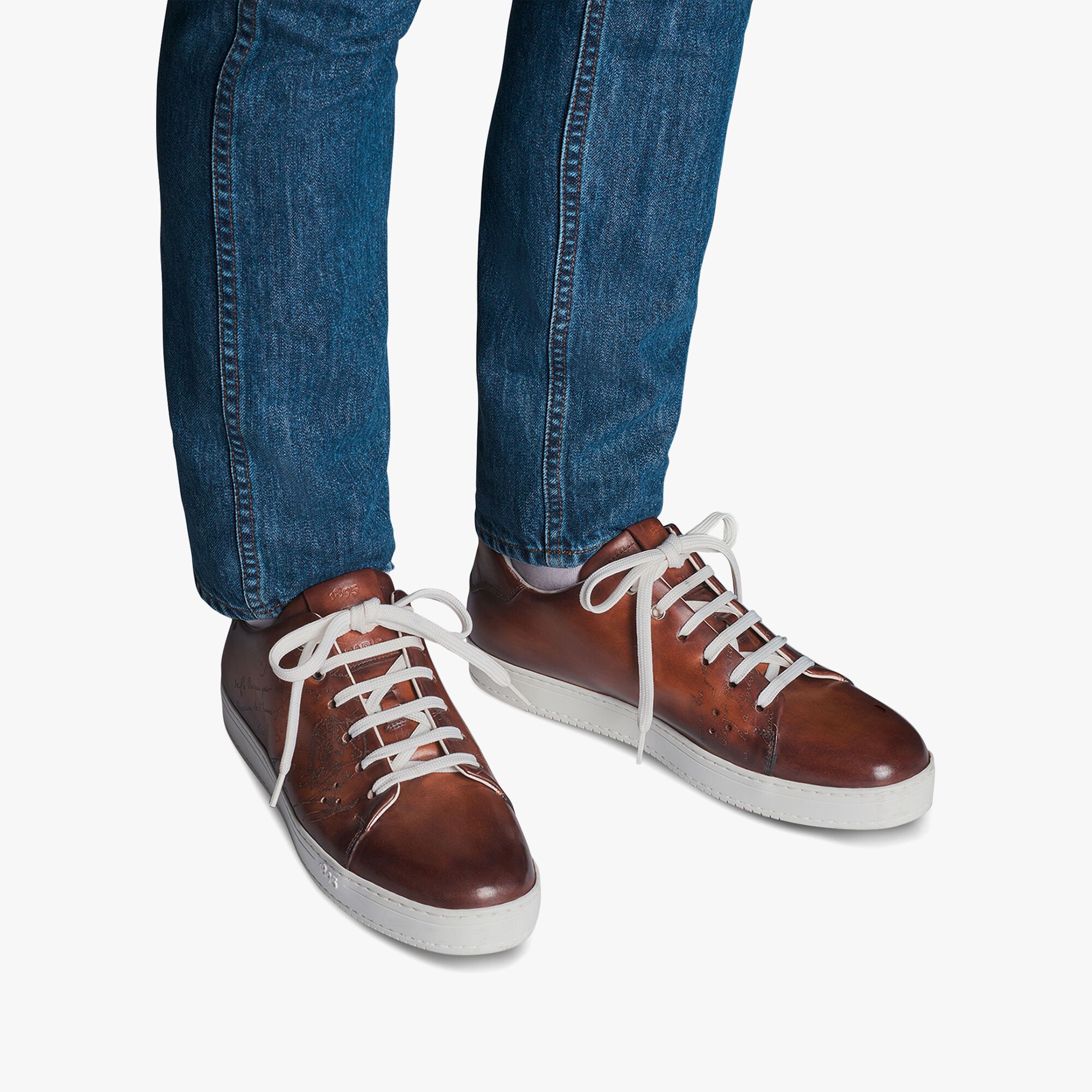 大人カジュアル Berluti プレイタイム レザー スニーカー CACAO 大人カジュアル Berluti プレイタイム レザー スニーカー CACAO