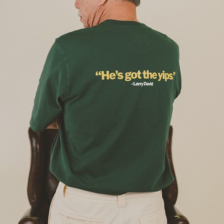 Malbon Golf X CURB YOUR ENTHUSIASM YIPS Tシャツ 半袖 送料込 Malbon Golf X CURB YOUR ENTHUSIASM YIPS Tシャツ 半袖 送料込