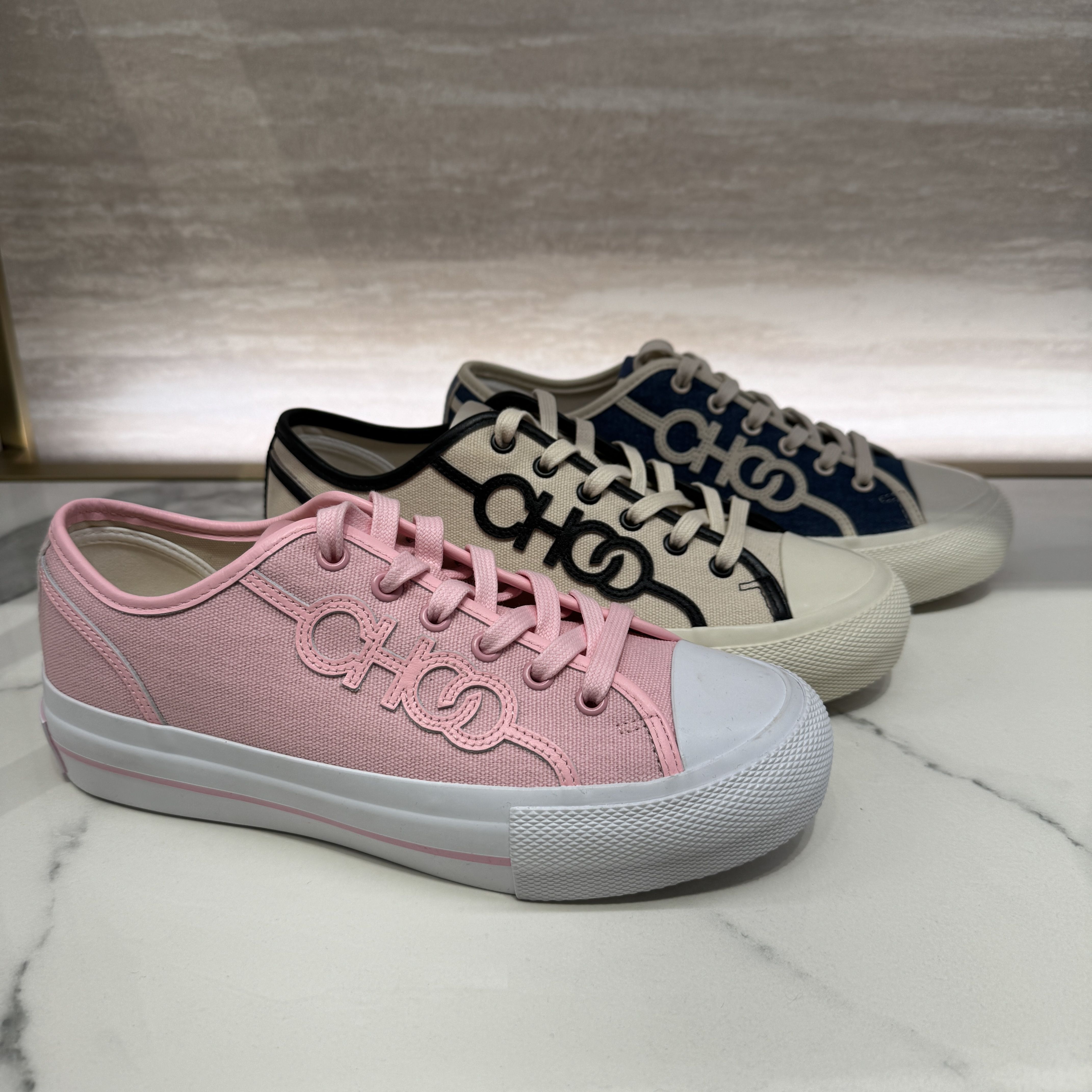 SALE!!Jimmy Choo★FENIX LOW VIP SALE!【JIMMY CHOO】FENIX LOW☆スニーカー☆CANVAS (Jimmy