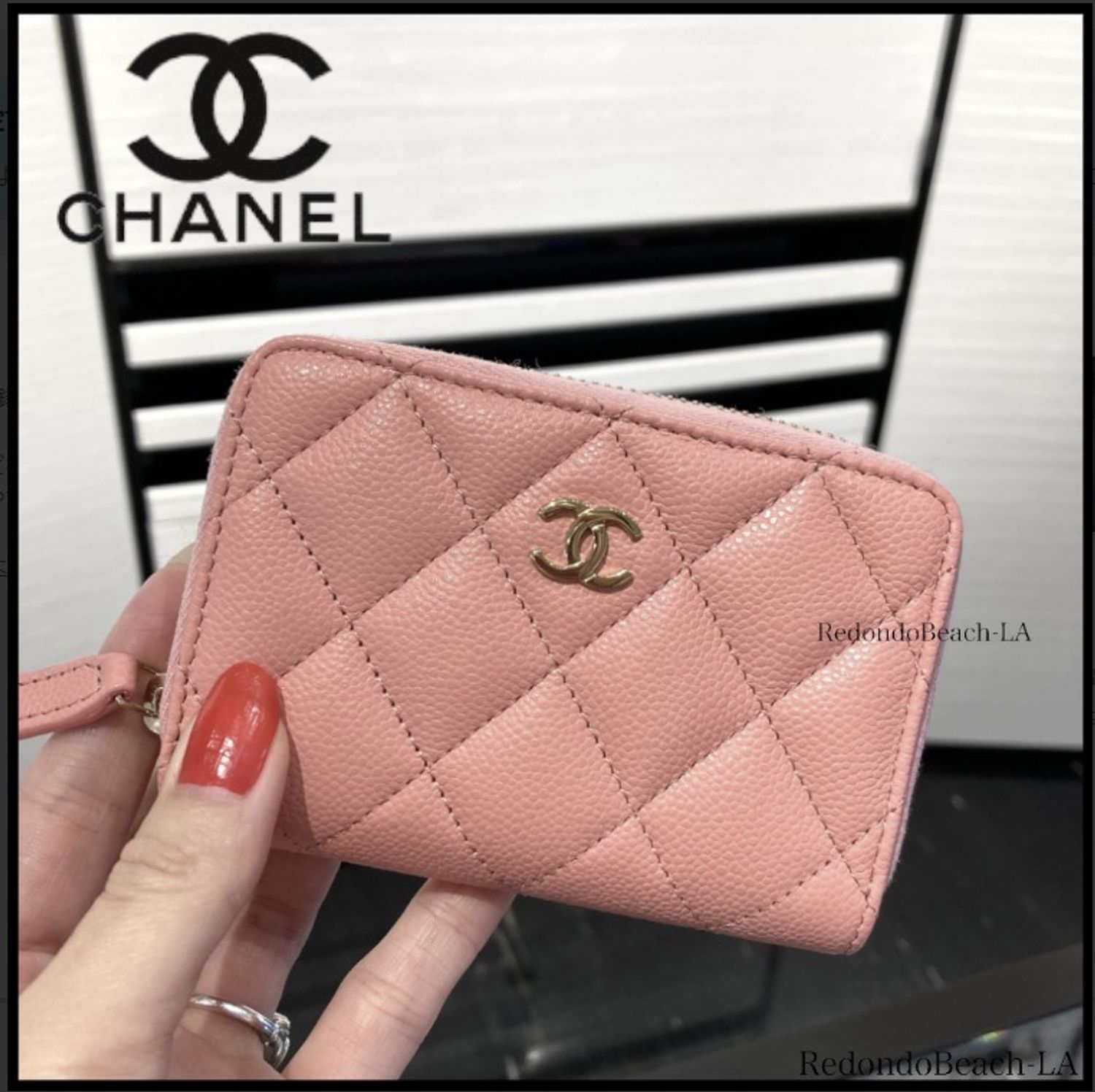 新コーラル系ピンクが可愛い☆CHANEL☆コインケース☆季節限定色 