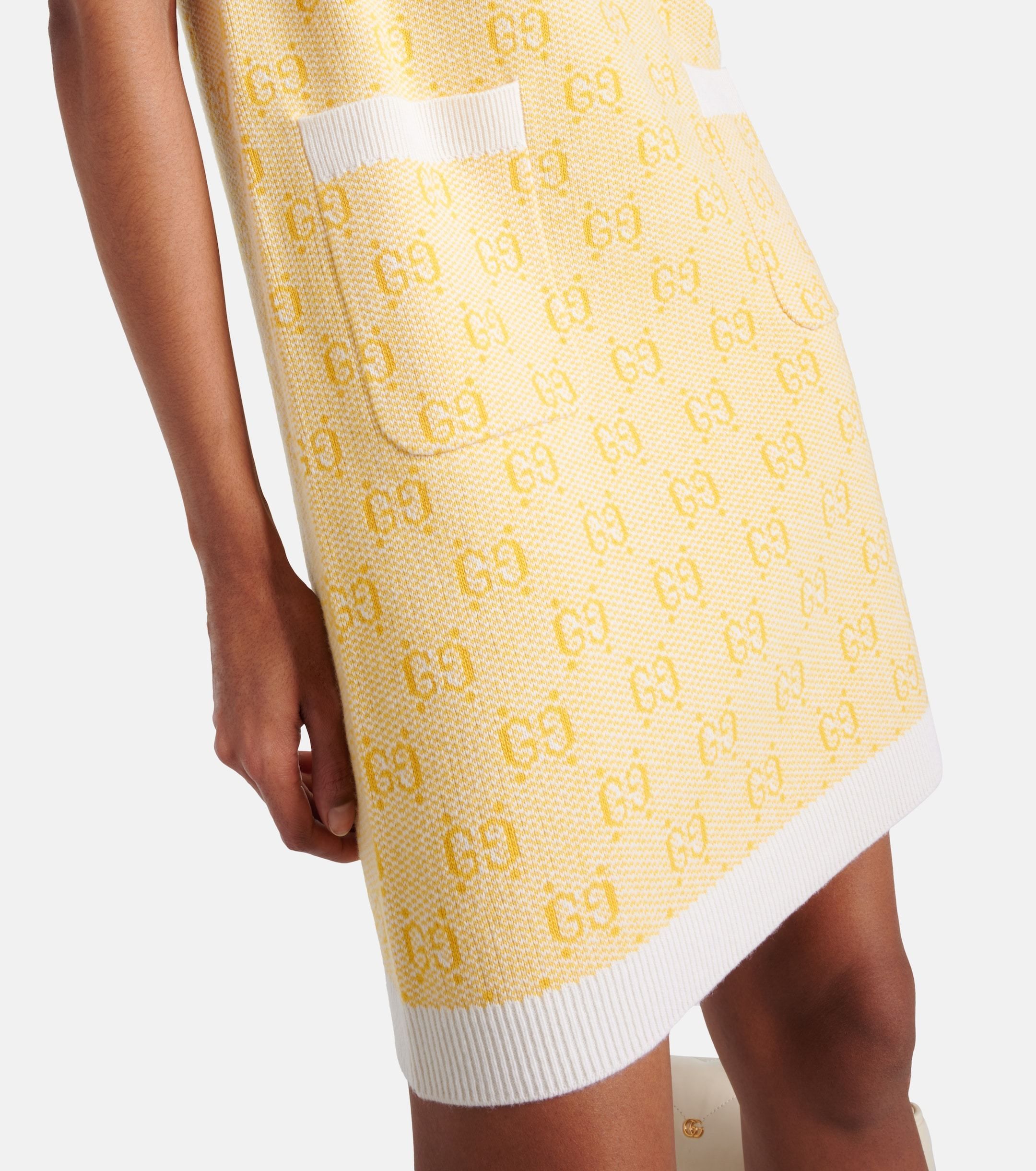 GUCCI《GGキャンバス ドレス》キャメル DHL発送 直営店 (GUCCI