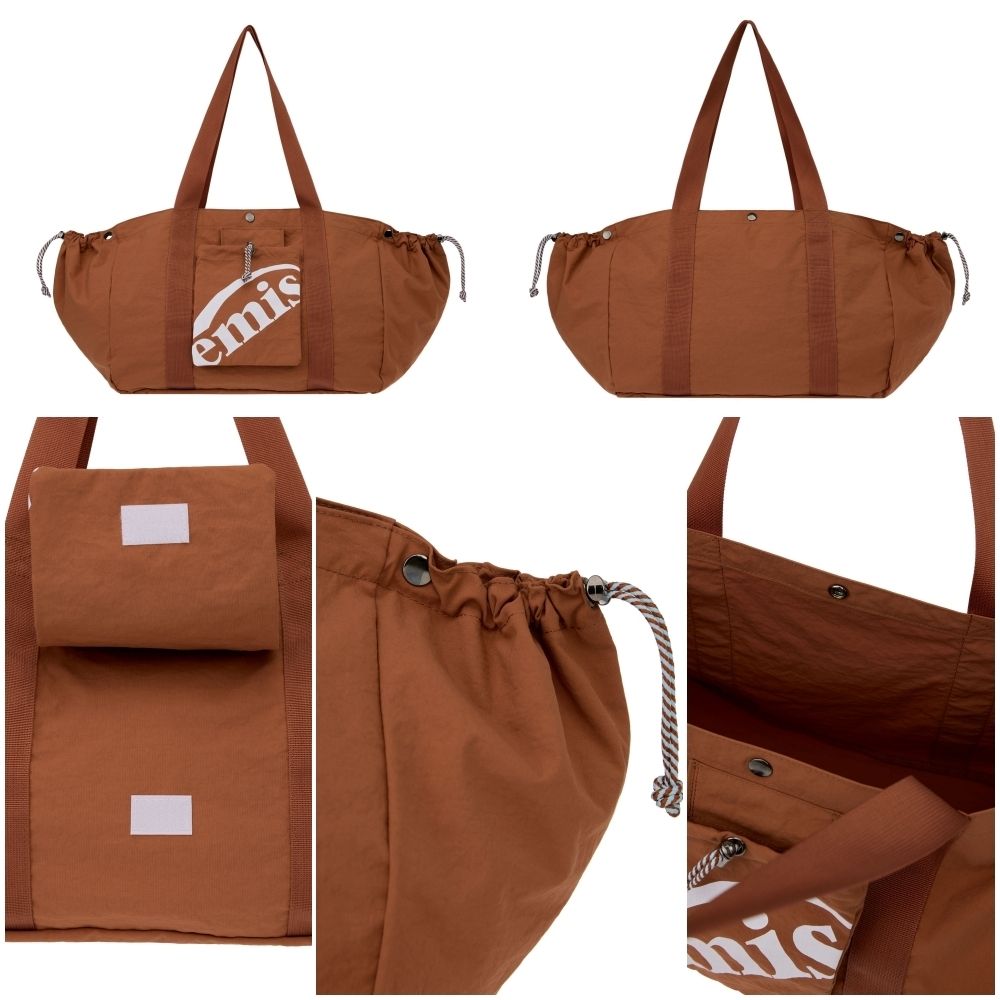 emis】韓国人気☆ PACKABLE NYLON TOTE BAG (EMIS/トートバッグ