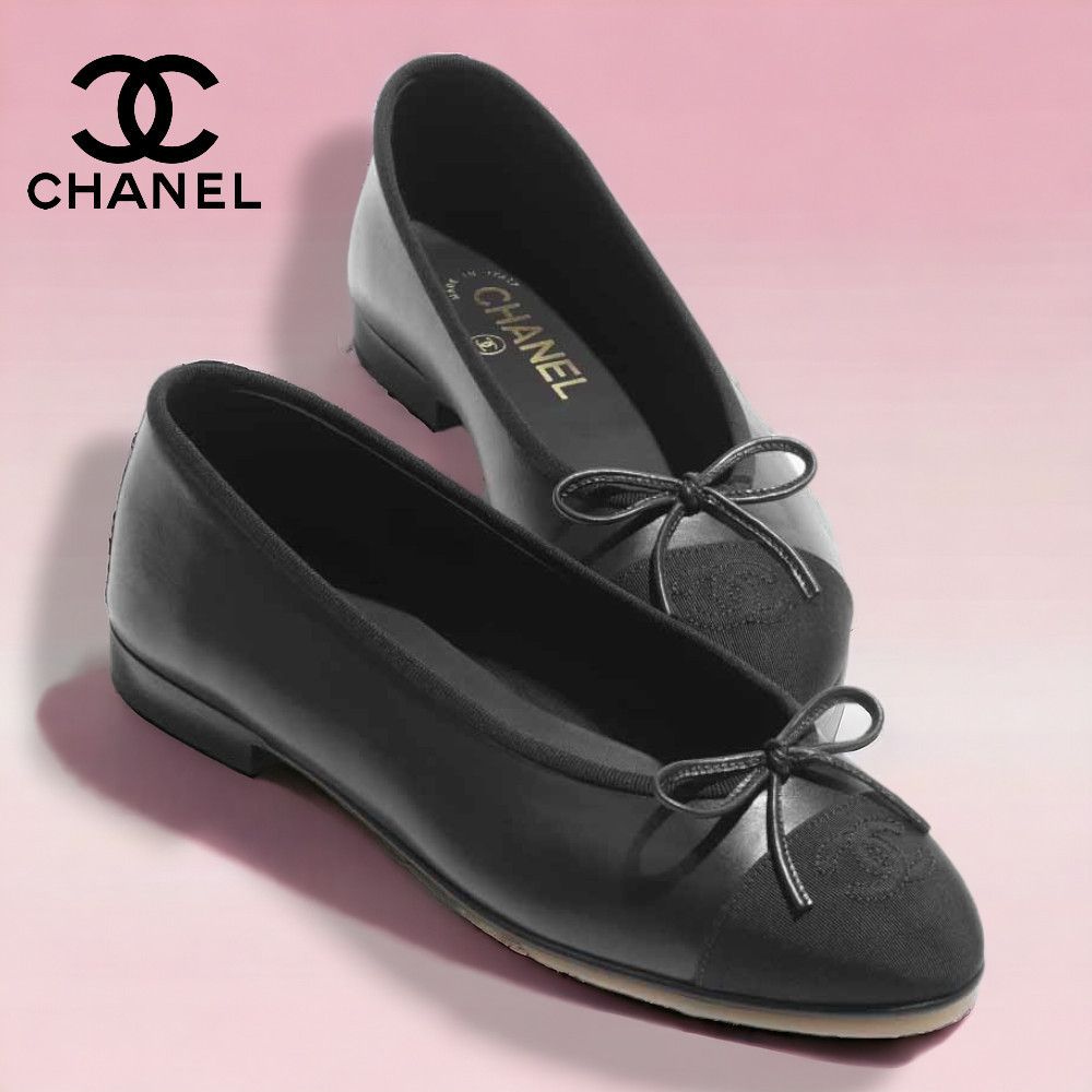足元大人上品】CHANEL☆バレエシューズ☆オケージョンに最適