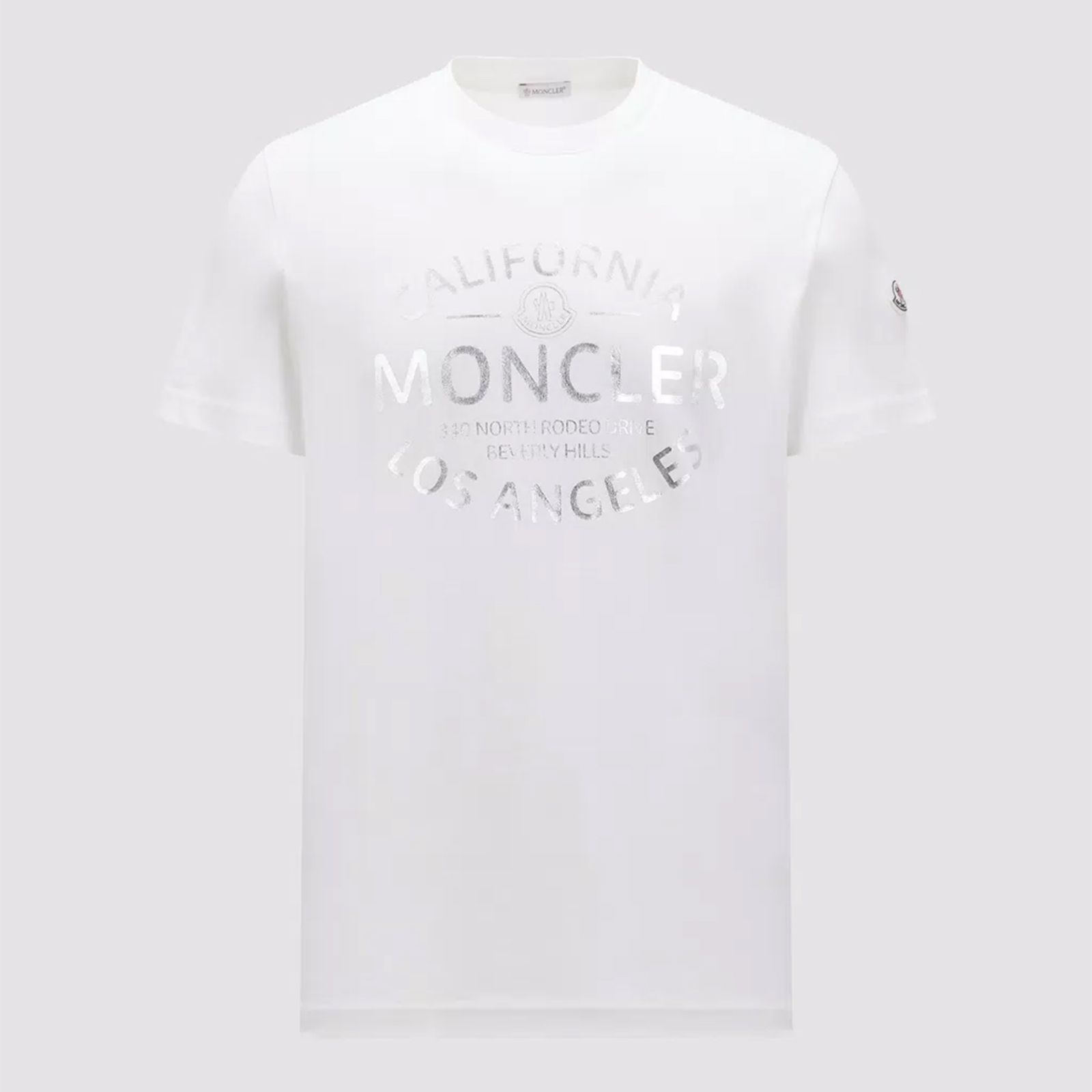 SALE限定価格　モンクレール　メタリックロゴ&ワッペンtシャツ 本日限定価格moncler メタリックロゴtシャツ