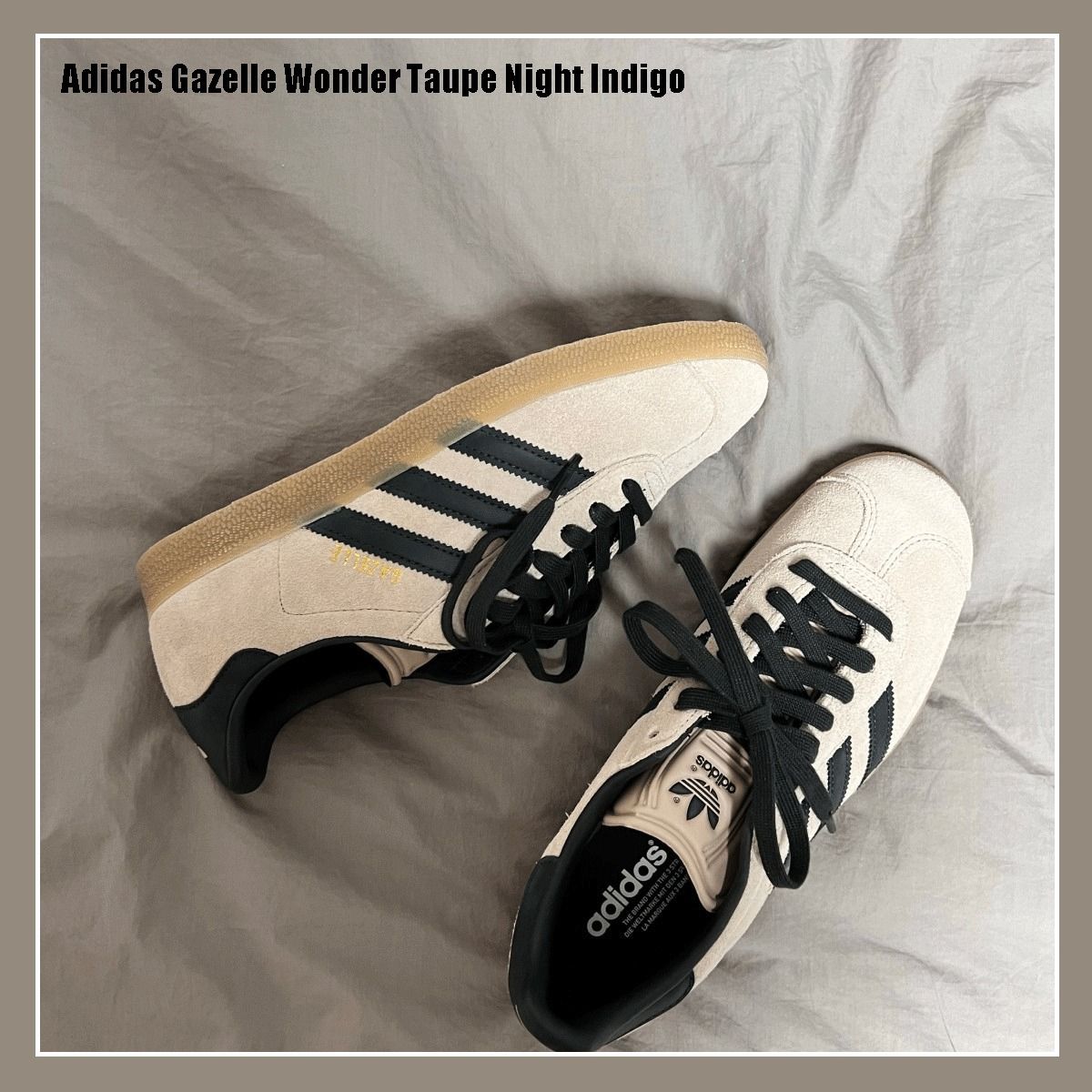 Adidas Gazelle Night Indigo Wonder Taupe アディダス ガゼル adidas Originals Gazelle 