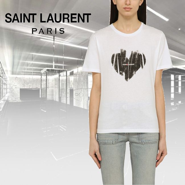 SL ハートTシャツ | Saint Laurent