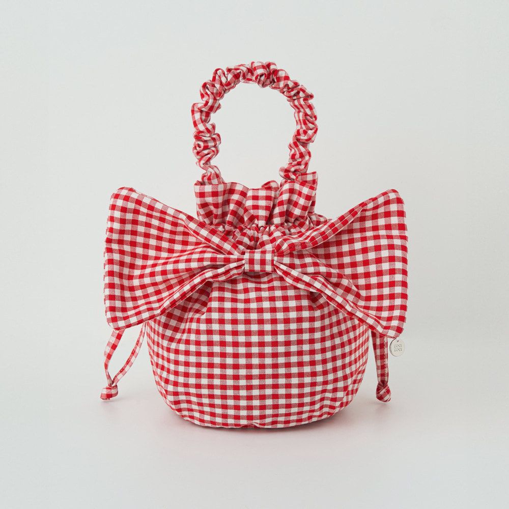 [RONRON] BIG RIBBON MINI バッグ★新作・24SS★人気★ RONRON] BIG RIBBON MINI バッグ☆新作・24SS☆人気☆ (RONRON