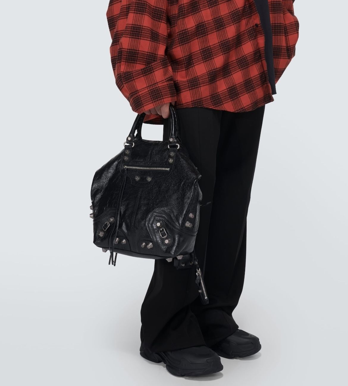 BALENCIAGA Le Cagole ミディアム レザー トートバッグ 人気