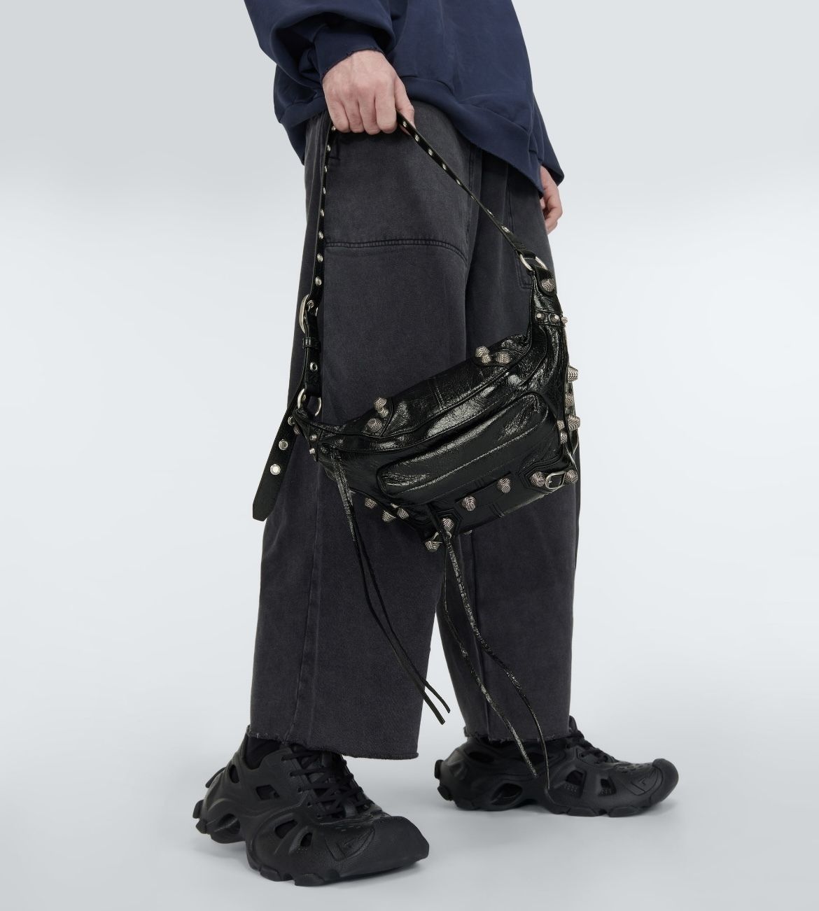 BALENCIAGA Le Cagole レザー ベルトバッグ 人気 (BALENCIAGA