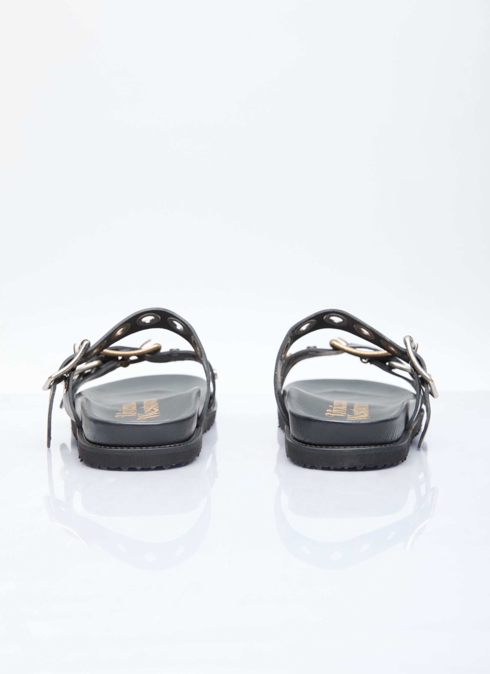 【VIVIENNE WESTWOOD】お買得★ALEX スタッド・サンダル Vivienne Westwood◇Alex スタッド サンダル◇レザー ブラック