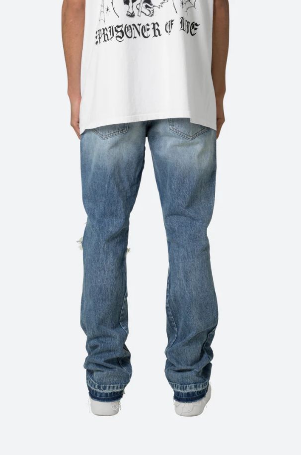 MNML ミニマル フレア デニム B455 FLARE DENIM ダメージ (MNML