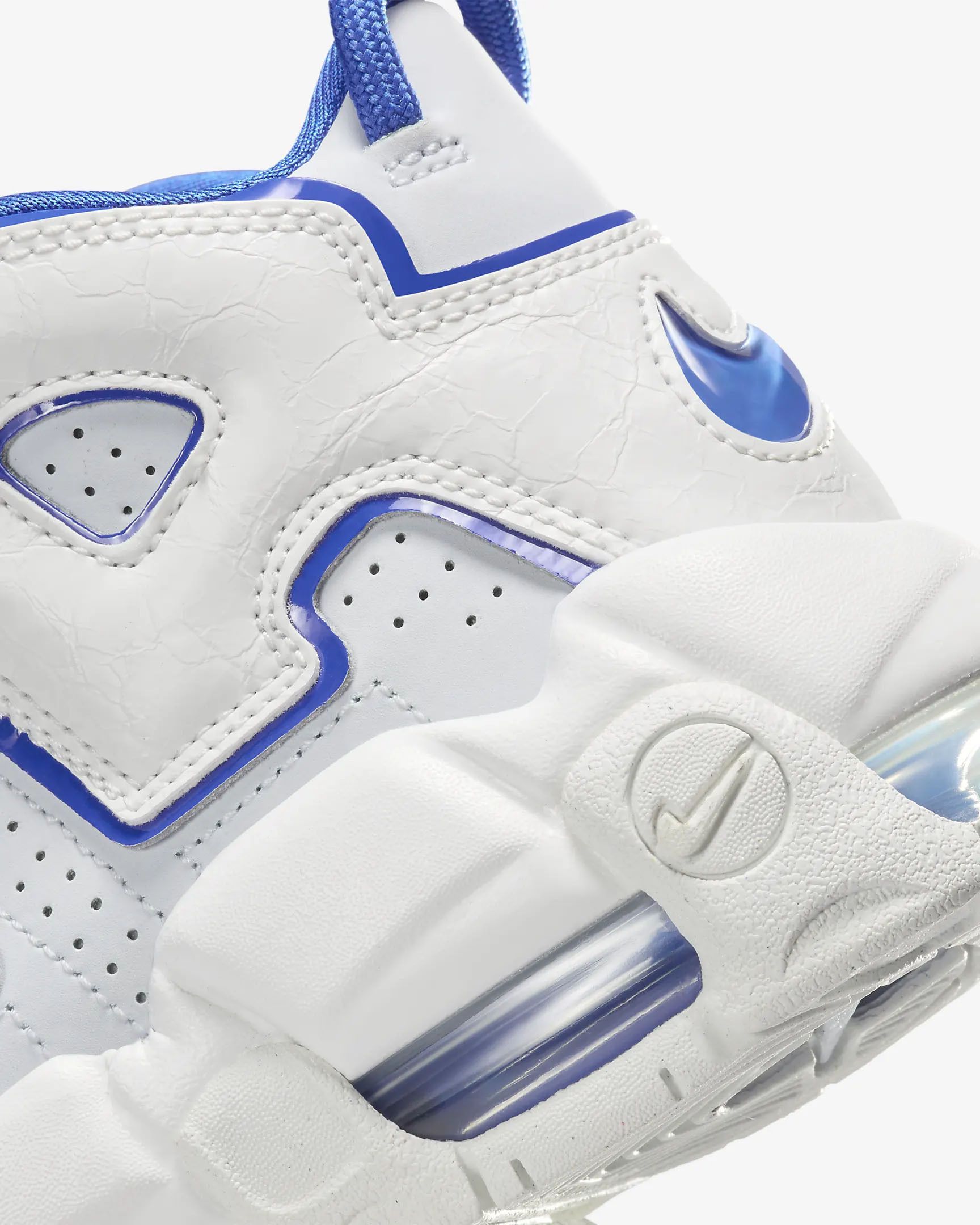 Nike AIR MORE UPTEMPO GS モアテン 白 x 青 海外限定・大人もOK