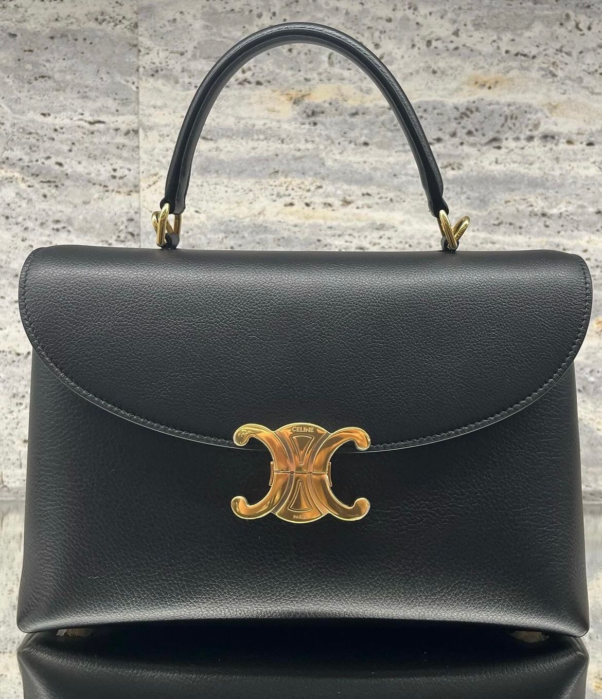 関税込み】サプル カーフスキン ミディアム ニノ バッグ (CELINE
