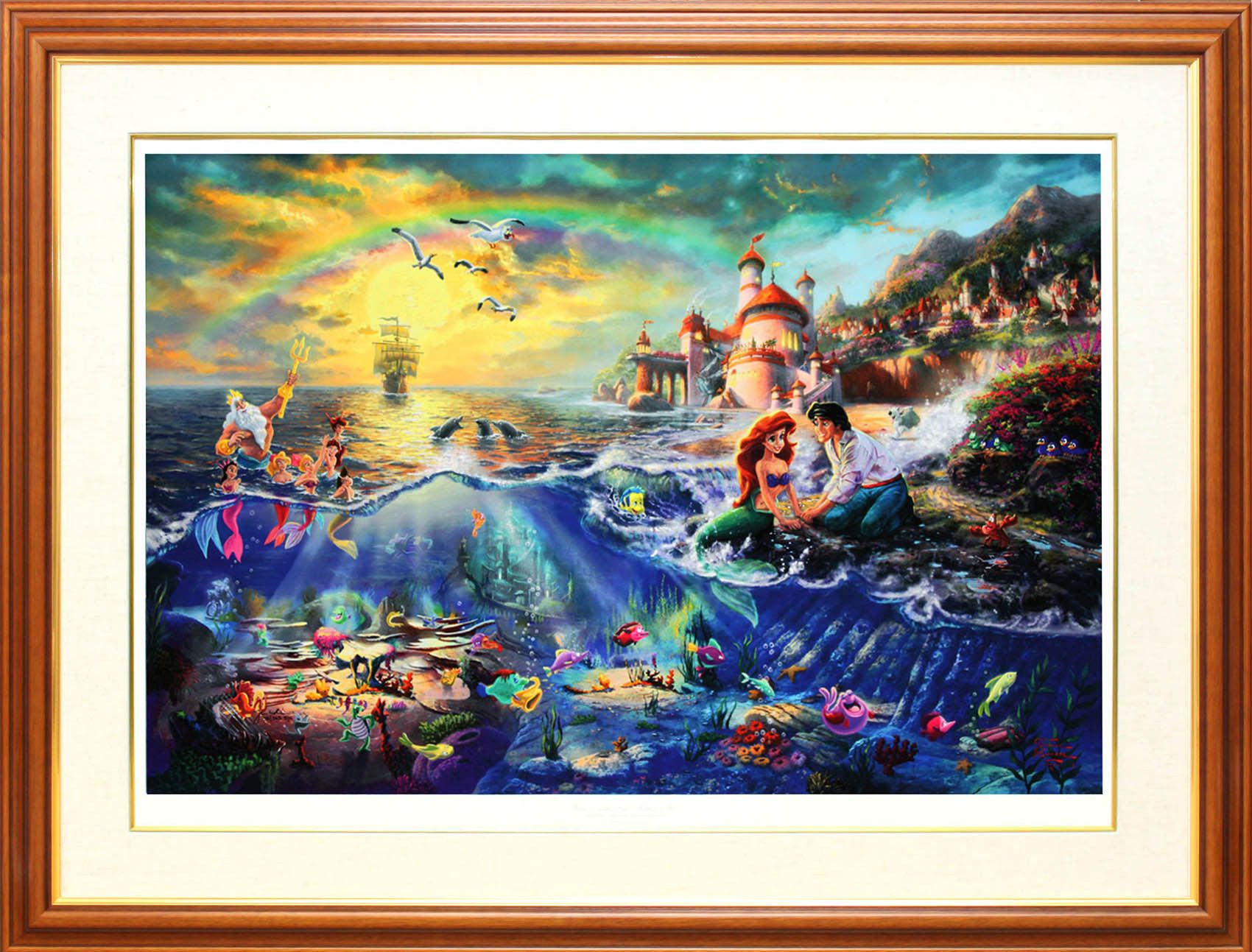 ディズニー絵画「リトル・マーメイド」 (Disney/キャンバス